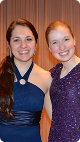 Alums Maria Scott and Jennifer Campbell
